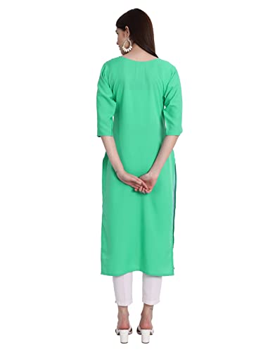 Image of Women's Crepe Straight Kurta