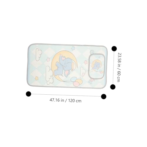 Beatifufu 1 Conjunto 2 Unidades conjunto de duas peças de tapete colchão de latex colchão latex tape