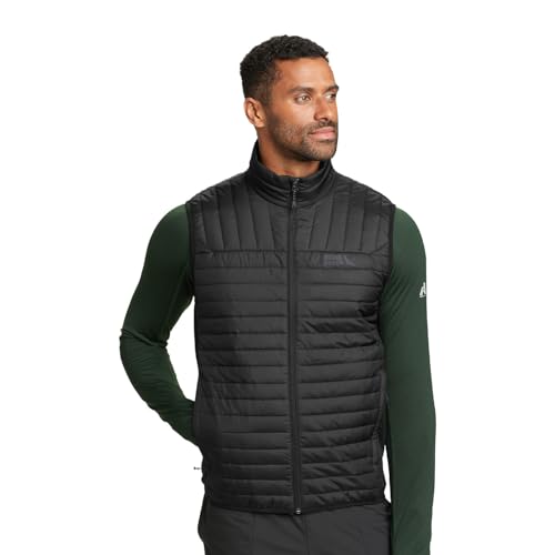 Eddie Bauer Men's Emberlite Hybrid Vest, Black, Large