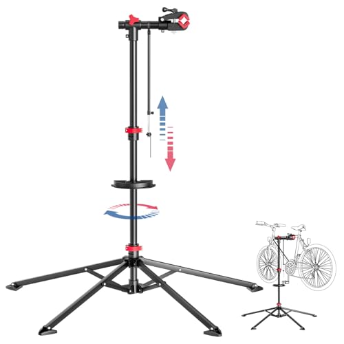 KARAT Pied de Montage Vélo Professionnel Noir-Rouge