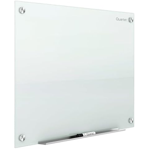 Quartet Glass Whiteboard, Magnetic Dry Erase White Board Cover