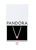 PANDORA Collar de circonita cúbica en plata de ley, con caja de regalo