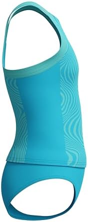 Speedo Girls' Two-Piece Tankini Swimsuit Thin Strap Set