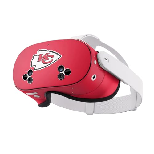 Autocollant Chiefs Kansas City pour Meta Quest 3S : cadeau idéal NFL en vinyle anti-rayure