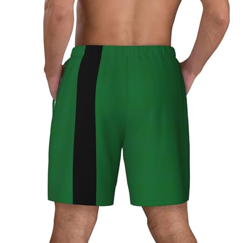 Flag of The Sultanate of Delhi Breathable Fit Trends Men's Swim Trunks Board Short with Waist Elastic Band Swimming Trunks4