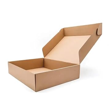 Royal Pack 3 ply Brown Corrugated Packing Box Size 8x6x2 Lenth 8 Width 6 Hight 2 Shipping & Courier Box | Easy to Assemble and Seal (Pack of 50)
