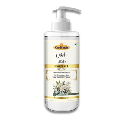 Image of Khadi Jasmin Body Wash Gel 300ml | Soothing & Moisturizing | Antioxidant Rich, Floral Scent | For Redness & Irritation | Body Wash Shower Gel For Women & Men | All Skin Types