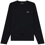 Langärmlig Belstaff Classic Sweatshirt in Himmelblau Gr. Small, 90000 Schwarz