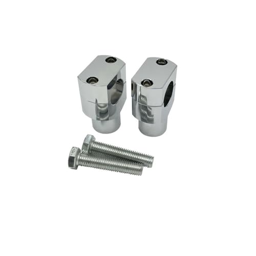 Clip montaje manillar de 25mm y abrazadera elevadores ajustable para moto Custom 2