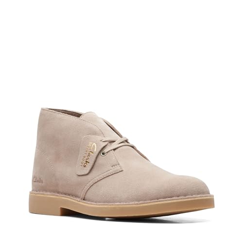 Image of Clarks - Mens Desert Bt Evo Shoes, Color Sand Suede, Size: 9.5 M US
