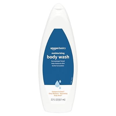 Amazon Basics Moisturizing Body Wash, Fresh Scent, Deep Moisture, Nourishing, Dermatologist Tested, 22 fl oz (1-Pack)