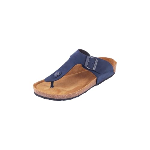 Image of Mochi Men's Leather Thong Sandal with Cork Footbed