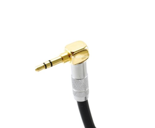 Cable auxiliar 3.5mm macho a hembra de 0.61 m miniatura 3