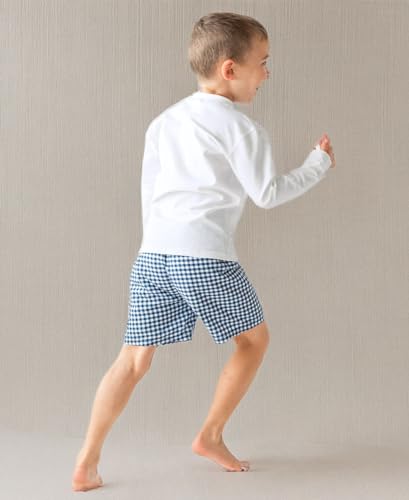 RUGGEDBUTTS Boys UPF50+ Sun Protection Gingham Swim Trunks3