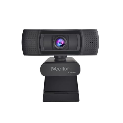 CAM601 | Siyah | 1080P HD Webcam | USB Tak & Çalıştır | Dahili Mikrofon