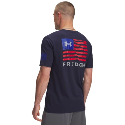 Under Armour Men's Freedom Banner Short Sleeve T Shirt, 410 Blue, LG - image 2