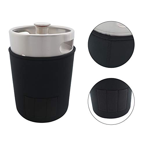 Mini Keg cooler jacket,Insulator Sleeve Grower Neoprene Parka(5L Keg Jacket)
