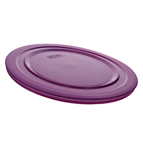 Couvercles Pyrex 7404-PC violets de 4,5 l : lot de 4 pour conservation - 4