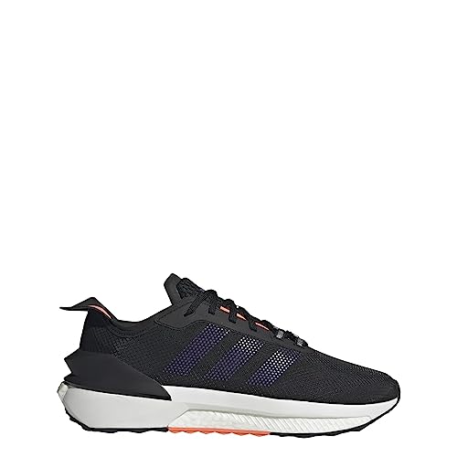 Image of Adidas Unisex Avery Running Shoe, Black /Black /Coral Fusion, 9 US Men