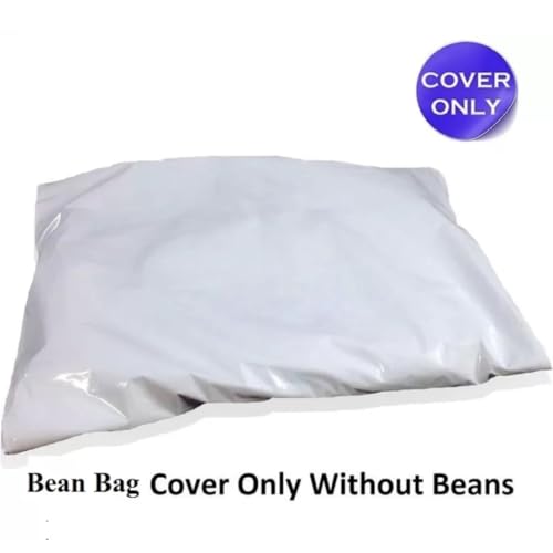 Image of Mansu 4XL Bean Bag Cover with Footrest & Cushion (Without Beans) (4XL) (Tan)