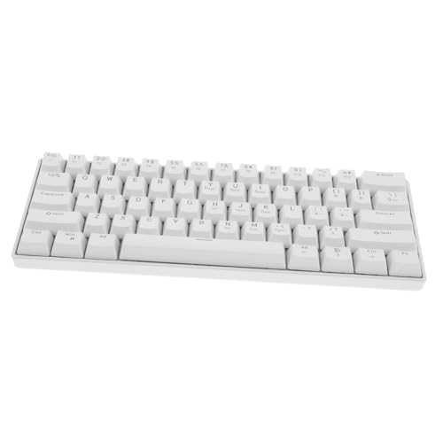 Clavier Gamer Blanc Mécanique Compact pour Gagner de l'Espace de Jeu