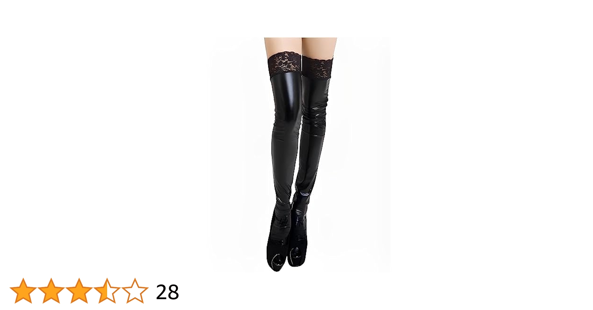 大人気 MISSYENPIRE ブラック オーバーサイズ ブレザー ミディ Amazon.co.jp: Suburbia セクシー PU レザー レース ニーハイ