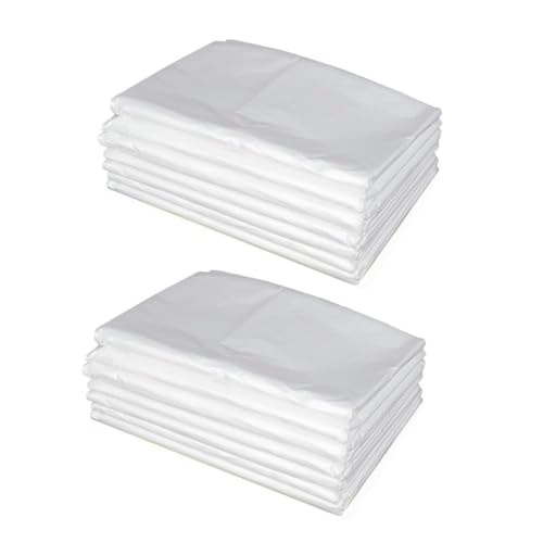 WEKADRIN 100個 使い捨て製うさぎケージライナー 大型透明プラスチックフィルム モルモット ハムスター用トイレ保護フィルム ケージ清掃簡単