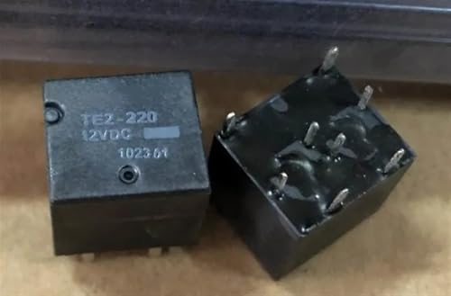 Relé 12 VCC TE2-160 de 8 pines componente electrónico para circuito