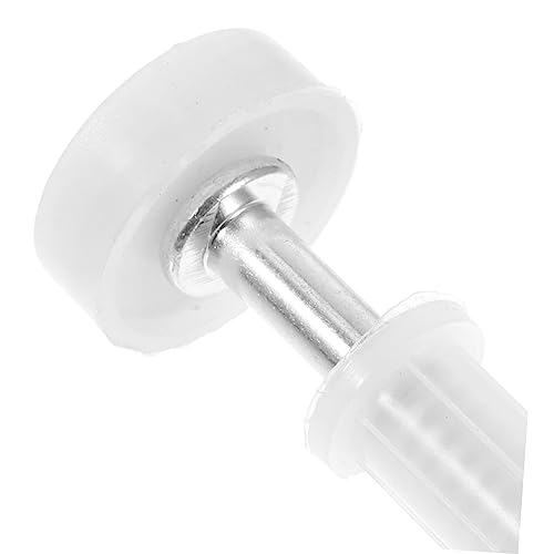 Juego de herrajes para puerta plegable Angoily, kit de reemplazo de rodillos duradero para puertas de clóset, con ruedas guía y pivote metálico, fácil instalación para hogares y oficinas miniatura 3