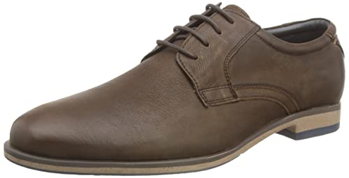 Frank Wright Men's Finely Oxford, Brown, 6 UK