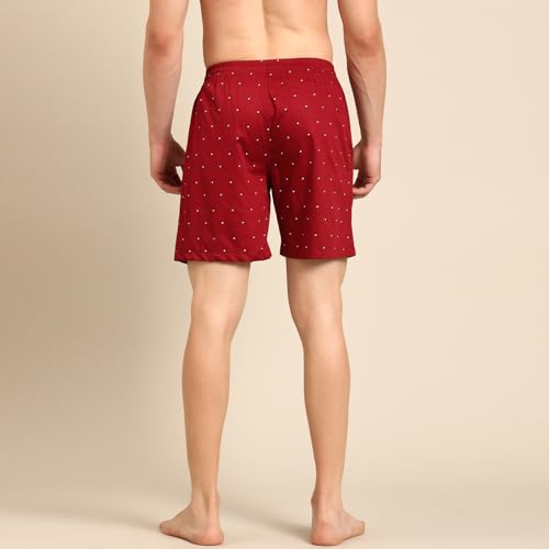 Image of Pepe Jeans Men's Printed 100% Cotton Regular Fit Boxer Shorts | Stylish AOP Print Comfortable Boxer for Daily Innerwear | Soft Breathable Cotton Fabric | Elastic Waistband | Everyday Comfort Wear