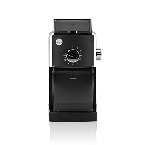 Wilfa IL SOLITO Molinillo de café - Depósito de café en grano con capacidad de 180 g, equipado con función de parada automática, negro - Imagen 3
