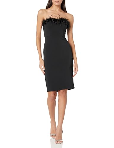 Speechless Women's Sleeveless Black Tube Midi Party Dress, Black, Large