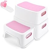 ZUSUZU Taburete para NiƱos con 2 PeldaƱos,Taburete NiƱos con 2...