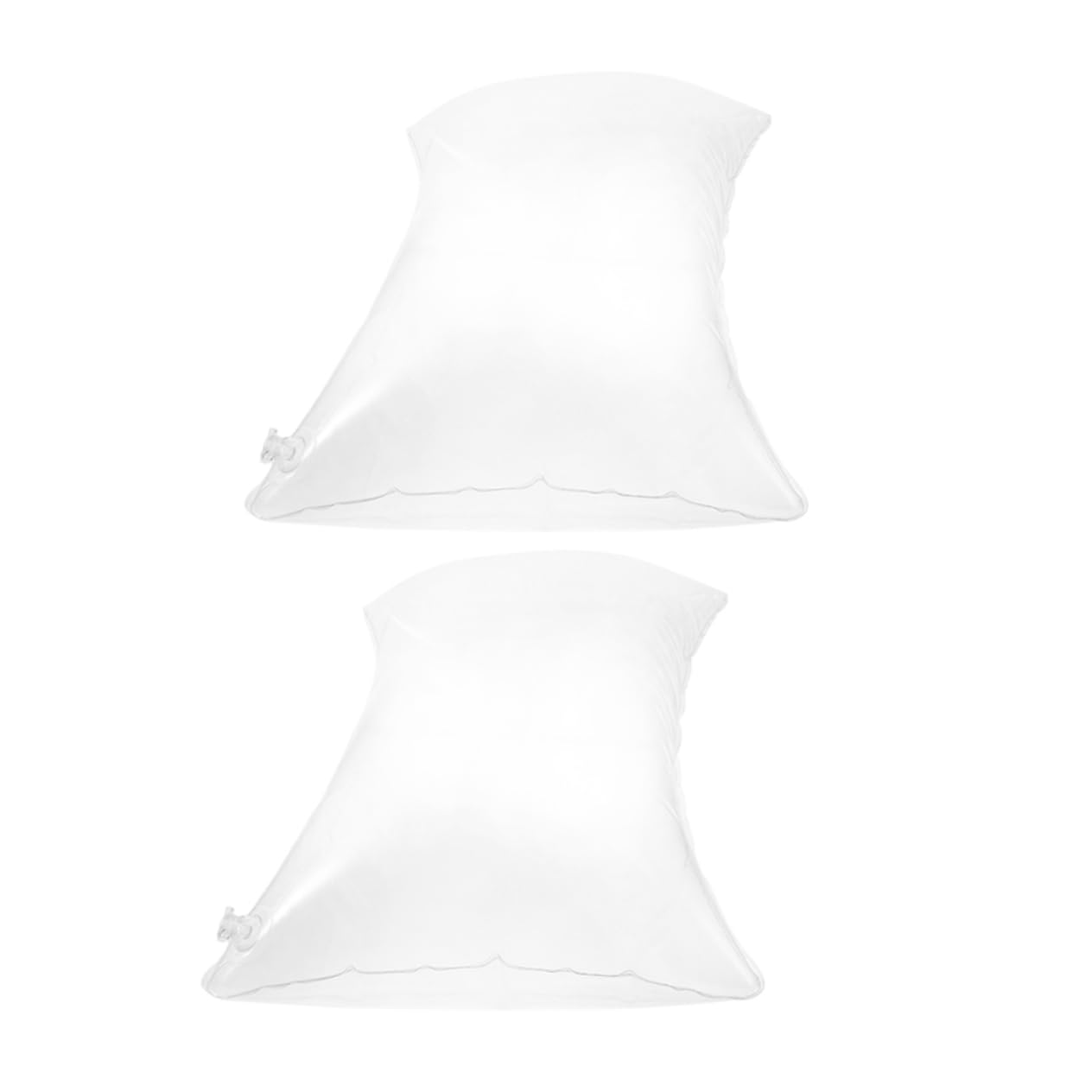 MAGICLULU 4 Set Cuscino Gonfiabile Cuscino Cuscino Portatile Cuscino Leggero Cuscino Da Viaggio Cuscineria Esterna Inserti Per Cuscini All'aperto Pvc Transparent 2 Pezzi * 4
