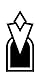 Skyrim Quest Marker - Vinyl 5" tall (Color: BLACK) decal laptop tablet skateboard car windows stickers