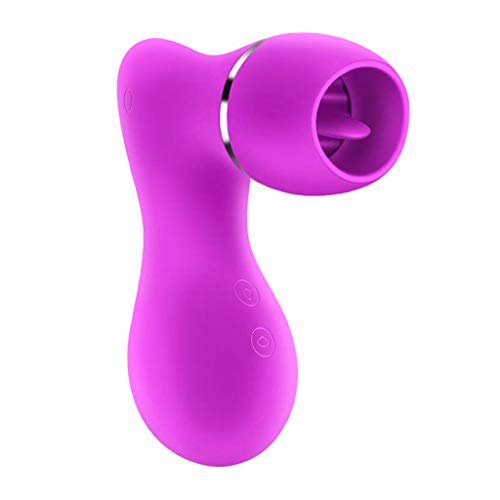 Qksky VibRate Bullet for Women with Sucking Licking Pleasure Toys Clitorial Stimulation Oral