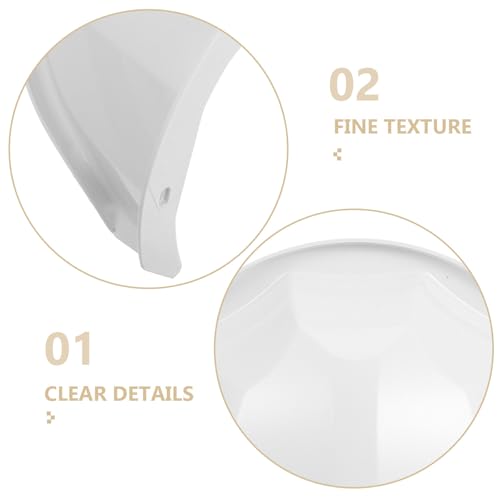 Protector para Cámara Exterior ABS Blanco YARNOW Pack de 4 Fundas Antilluvia 3