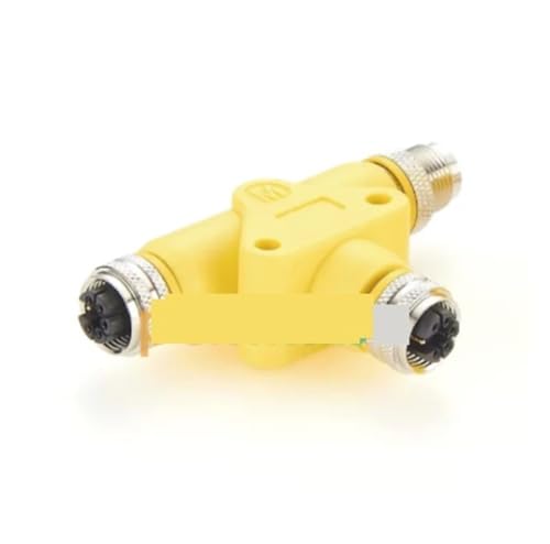 Divisor en T M12 M-Code trifásico PCM-S-0453 con protección activa 5+PE
