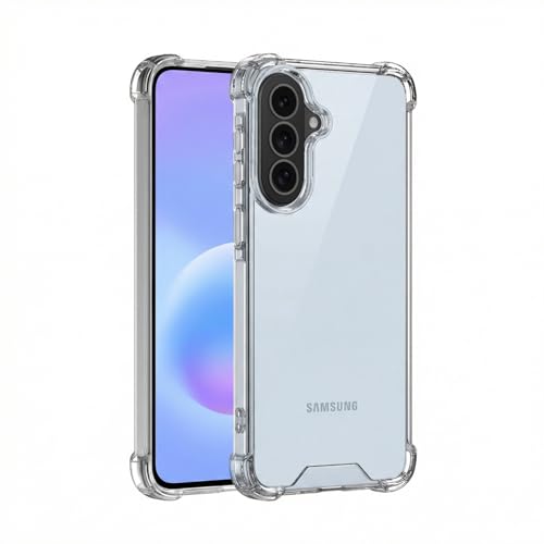 Hually Clear Case for Samsung Galaxy A57 5G Clear Case Slim Hard PC Back & Soft TPU Shockproof Anti-Scratch Phone Bumper Cover for Samsung Galaxy A57 5G Clear