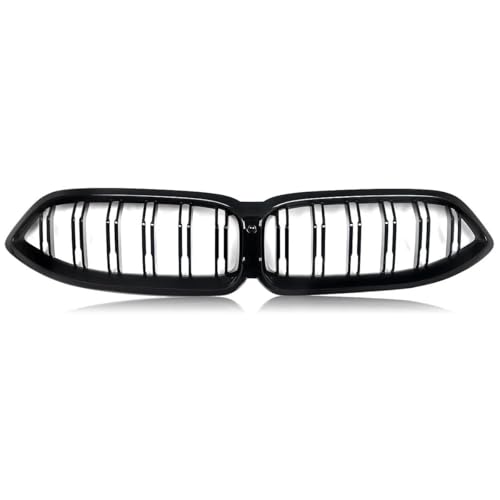 Calandre BMW Série 8 G14 G15 G16 2023-2024 noir brillant double lamelles
