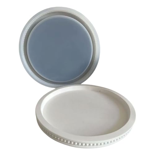 Tray Molds Silicone Mould Round Beads Tray Castings Moulds Resin Molds Handmade Storage Plate Molds For Craft Making
