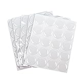 Glitter Epoxy Stickers Epoxy Adhesive Seal Stickers for Bottle Cap and Pendants 1 Inch,100 PCS