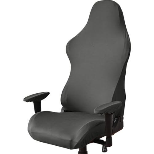Housse de chaise gaming lavable et anti-rayures en polyester doux - 2