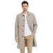 Allthemen Herren Trenchcoat Einreihig Lang Mantel Herbst Elegant Jacke Leichte Freizeit Übergangsjacke Business Casual Beige L