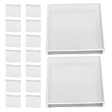 Homoyoyo Fundas para Perchas de Silicona Antideslizantes, 100 Unidades Transparentes, Protectores para Clips de Ropa y Pantalones, Ideales para Tiendas de Ropa y Armarios