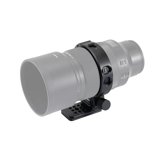FocusFoto Anillo de Montura para Trípode Metal 85mm para Lente Viltrox AF 135mm F1.8 LAB FE/Z-Mount, Base Inferior con Tornillo 1/4" y 3/8" y Placa de Liberación Rápida Compatible con Trípode Acra-Swiss miniatura 6