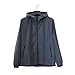LZLRUN Rainbow Reflective Coat Fashion Hooded Windbreaker Rave Jacket for Men and Women (Large, Rainbow Reflective)