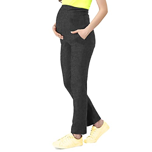 Image of LENAM Women's Relaxed Fit Maternity Pants