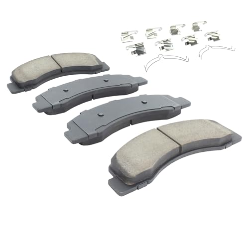 Image of QUALITY-BUILT Front Ceramic Brake Pads, Premium 1001-0824C, Compatible with 1998-2005 Ford (E-350 Econoline,E-350 Econoline Club Wagon,Excursion,F-250 Super Duty,F-350,F-350 Super Duty)